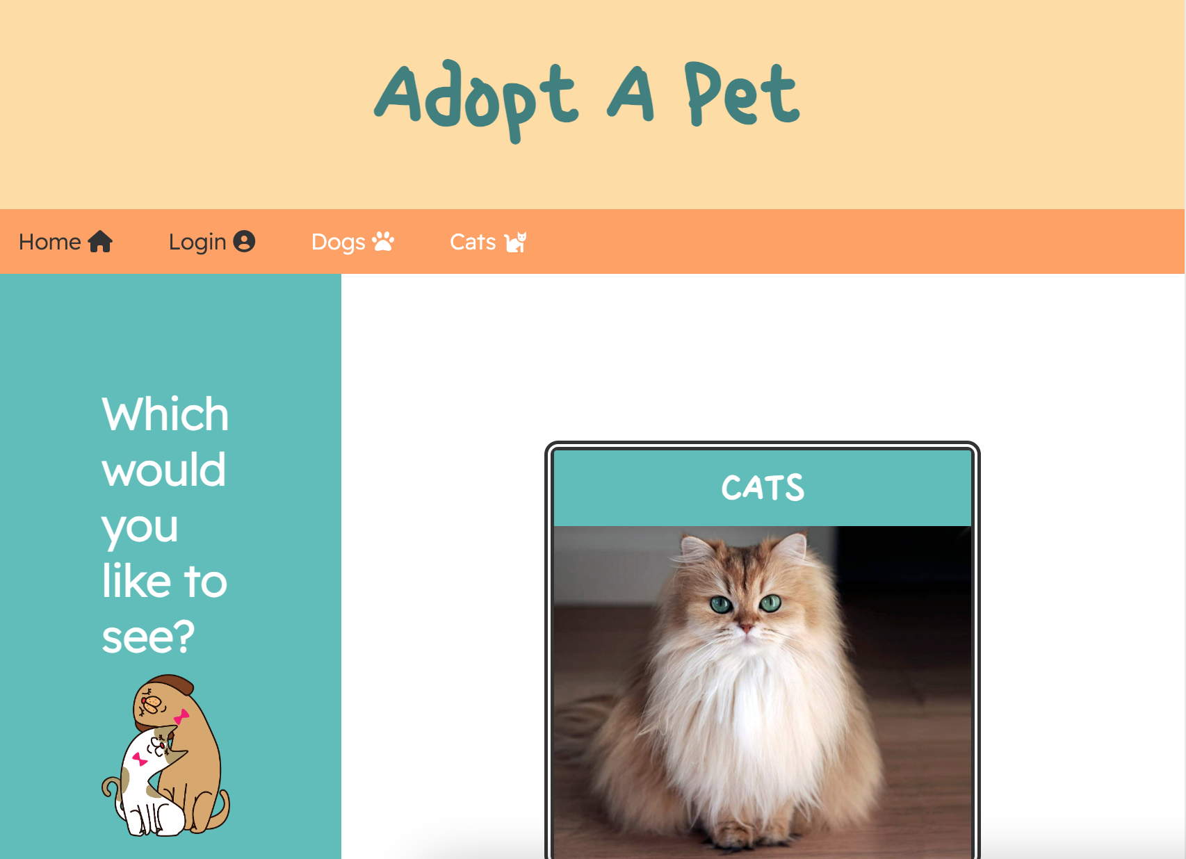 Adopt A Pet Screenshot